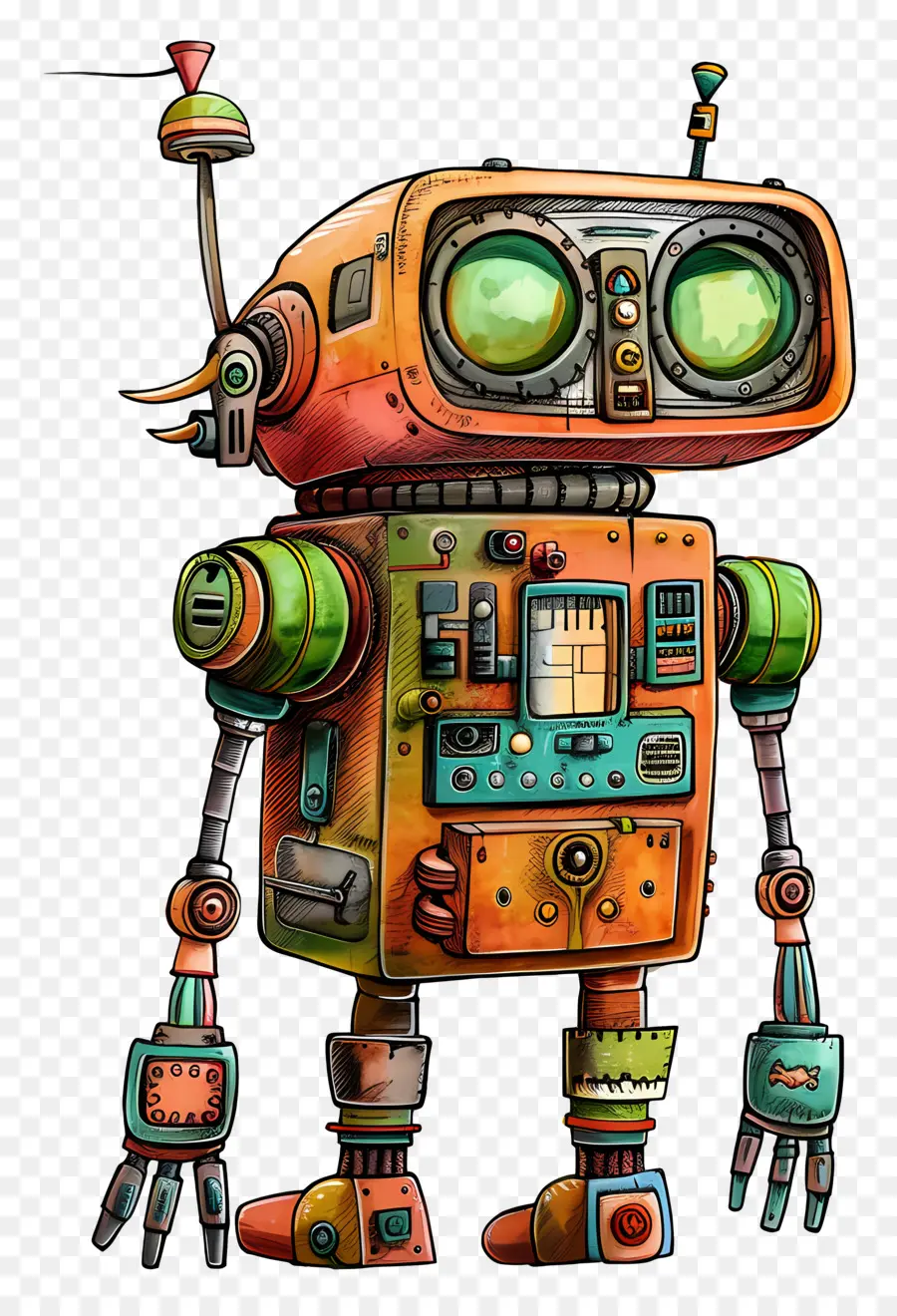 Robot，Robot Humanoide PNG