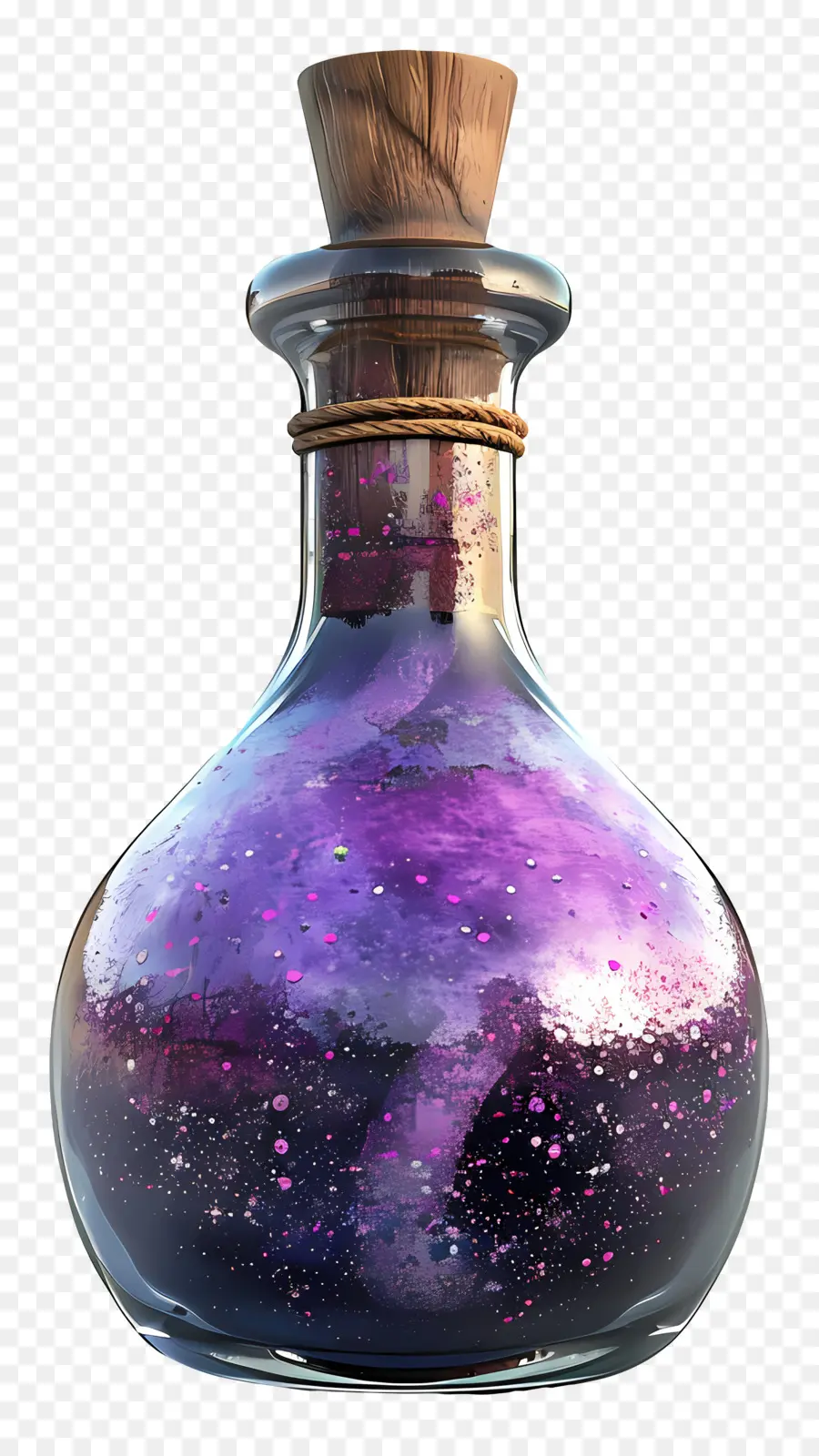 Botella Con Poción，Botella De Vidrio PNG