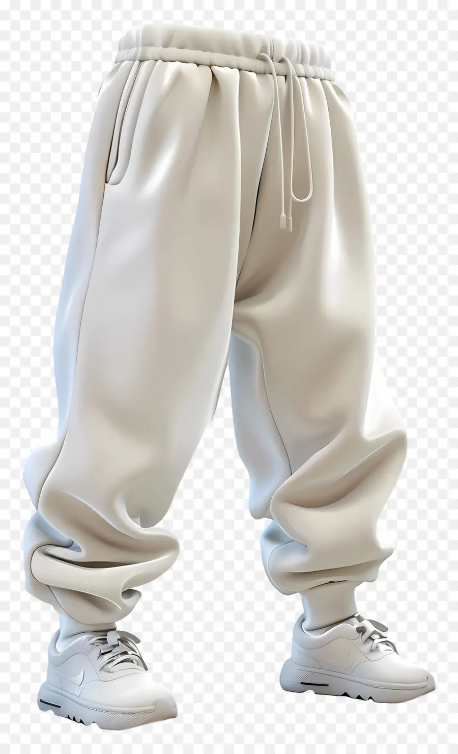 Pantalones De Chándal，Pantalones De Sudor Blanco PNG