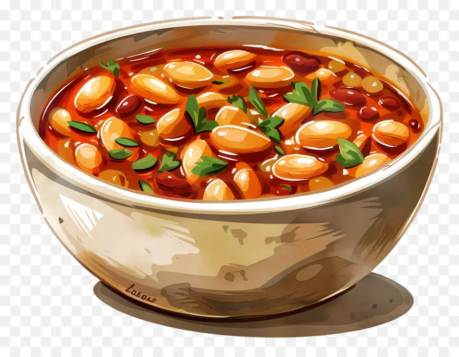 La Pasta Y Los Frijoles，Sopa De Lentejas Rojas PNG