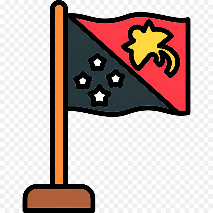 Papua Nueva Guinea Bandera，Bandera PNG