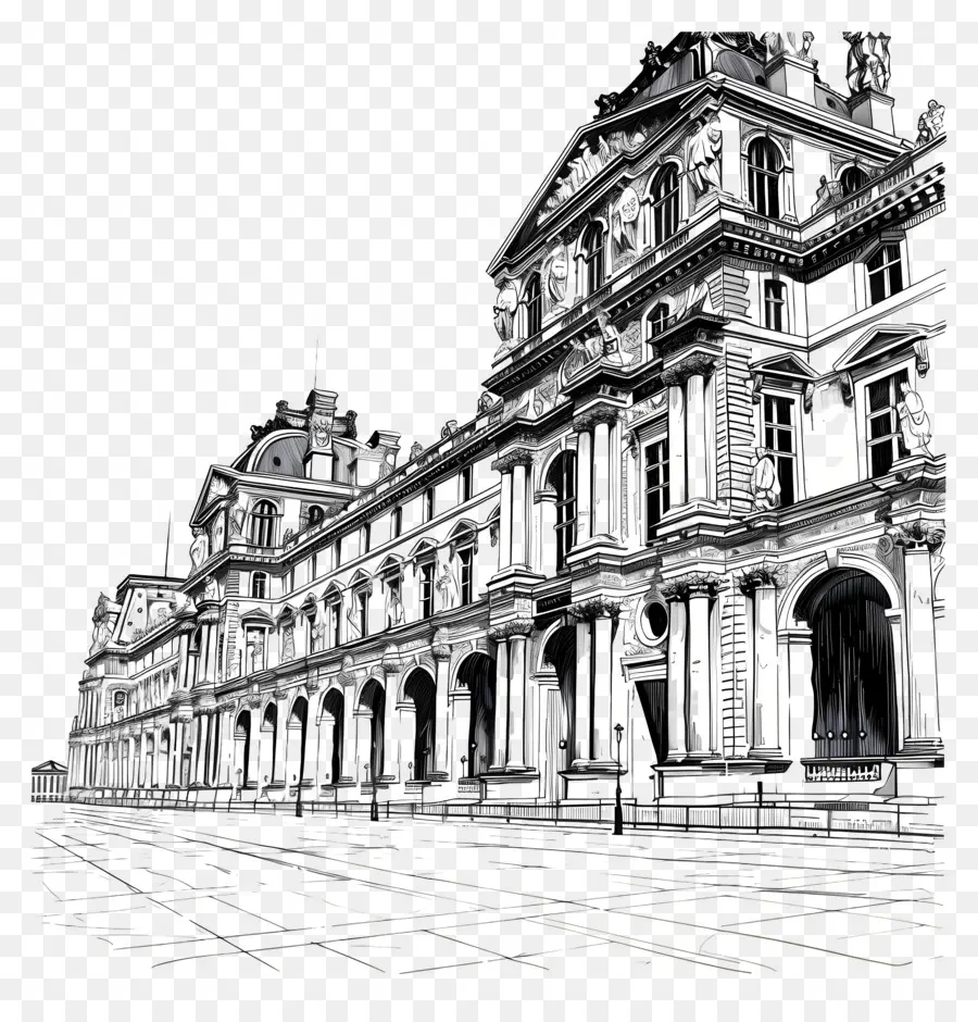 Museo Del Louvre，Arquitectura Histórica PNG