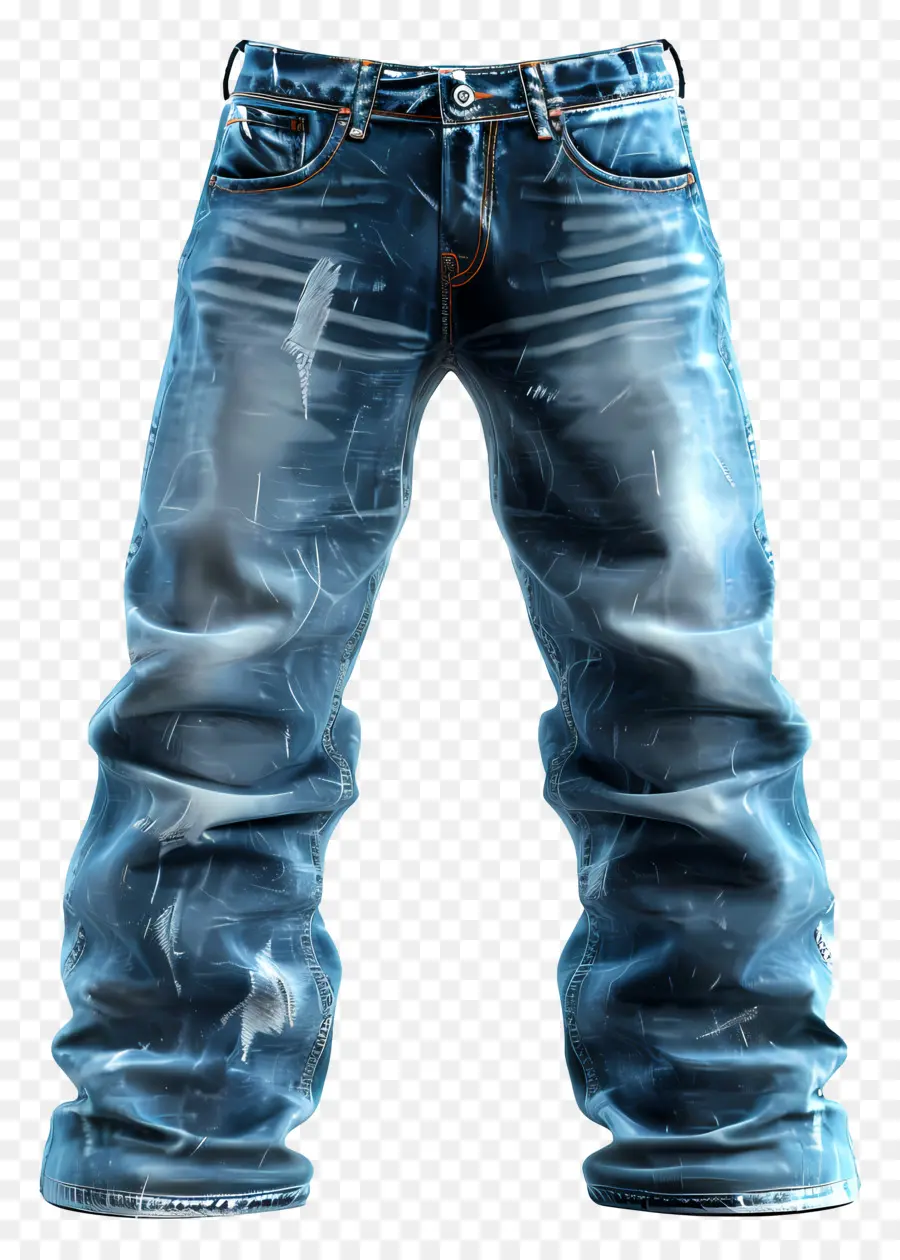 Jeans Pantalones，Jeans Deshilachados PNG