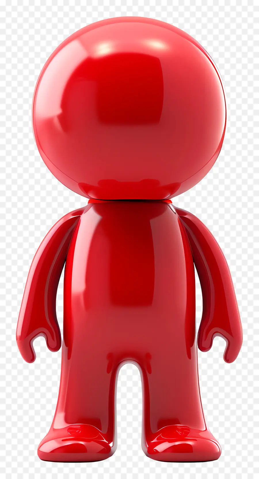 Figura，Robot Rojo PNG