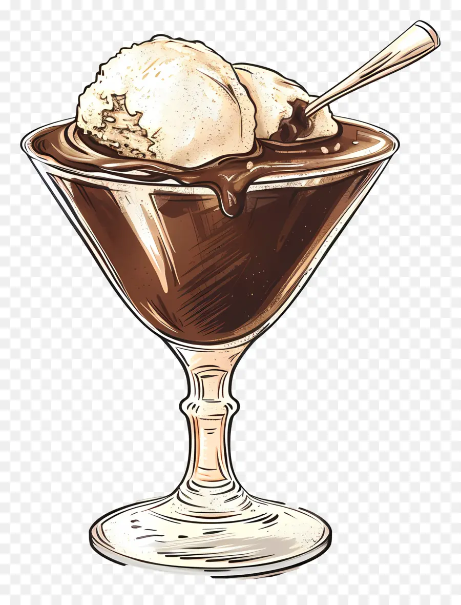 La Bebida De Chocolate，Helado PNG