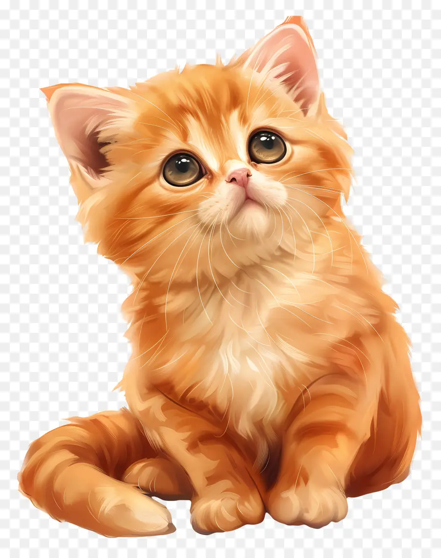 Ginger Cat，Naranja Gatito PNG