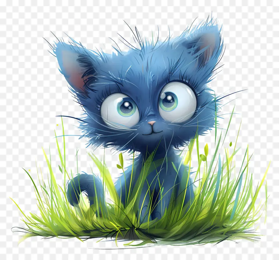 Bluey，Azul Gatito PNG