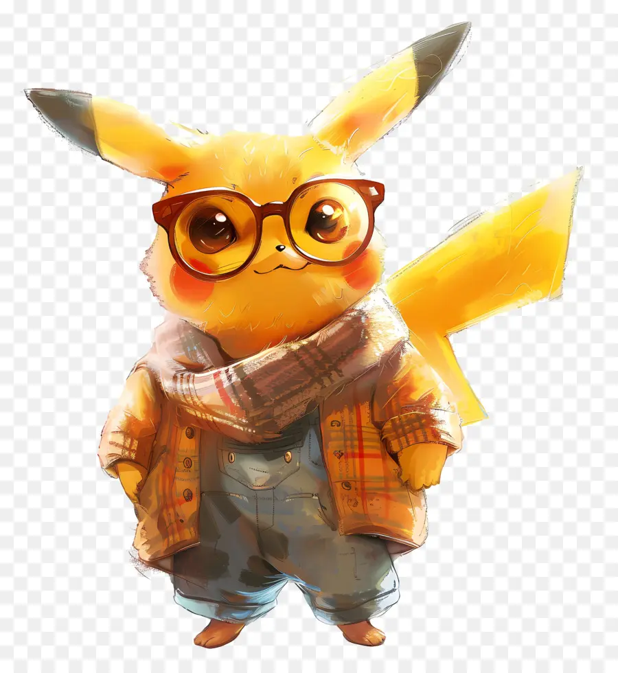 Pikachu PNG - Pikachu Personaje De Dibujos Animados Gafas ilustración  transparente