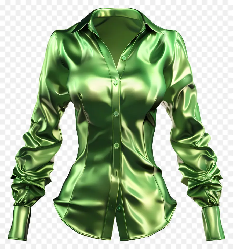 Camisa Formal，Camiseta Verde PNG