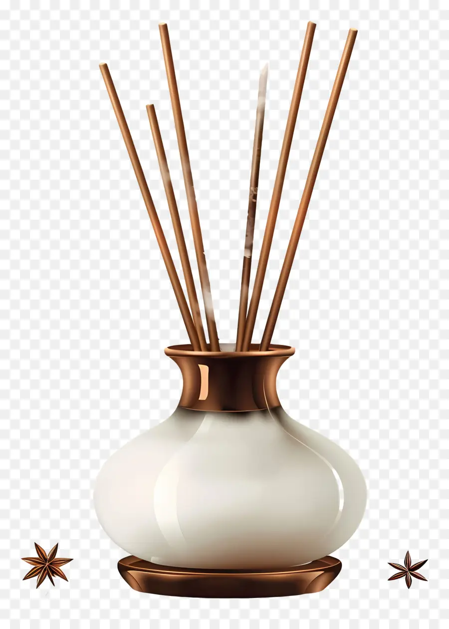 Difusor De Aroma，Vaso Blanco PNG