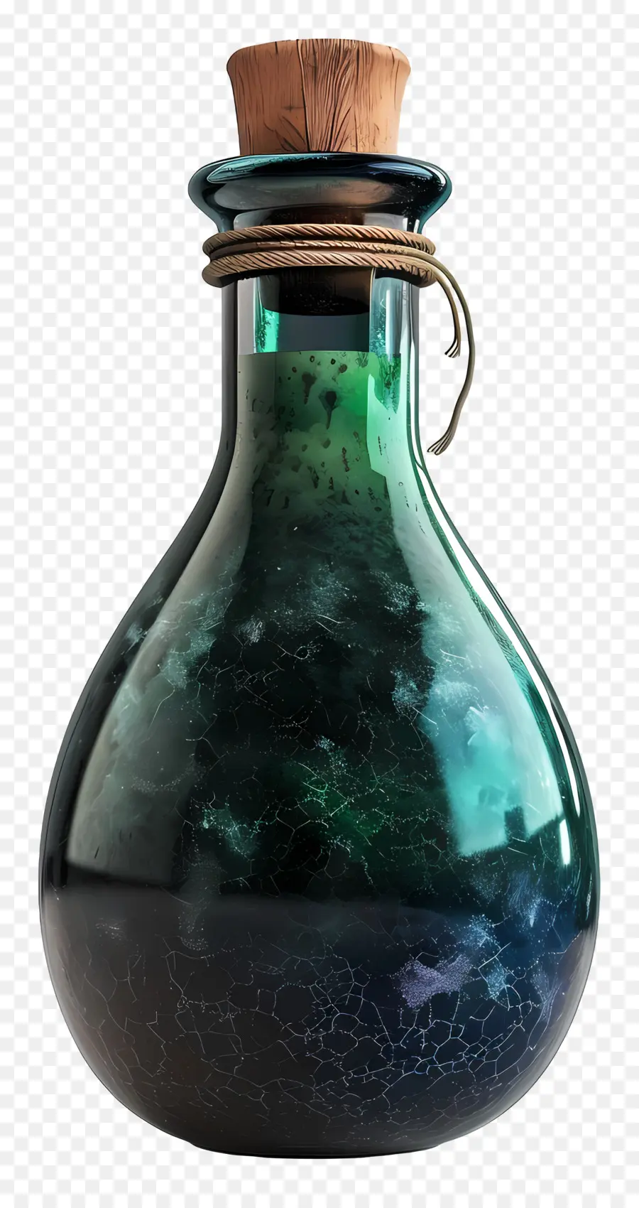 Botella Con Poción，Botella De Vidrio Transparente PNG