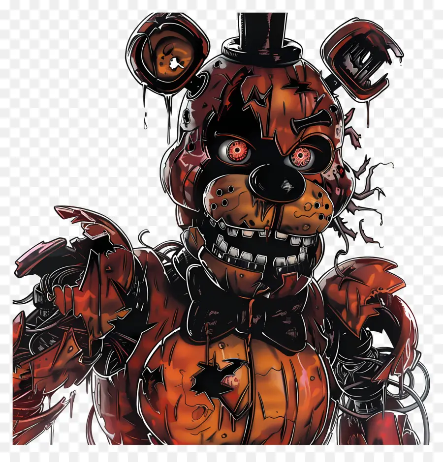 Fnaf PNG - Fnaf Personaje De Dibujos Animados Atuendo Rojo Y Negro  ilustración transparente