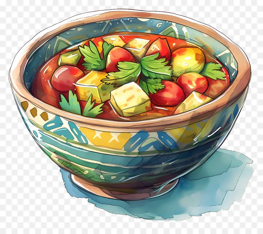 Sopa De Tacaca，Sopa De Verduras PNG
