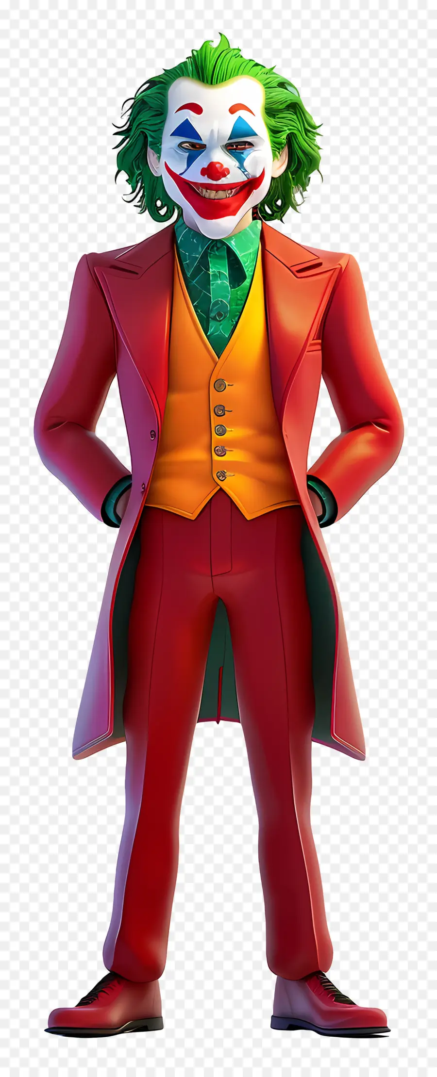 Joker，Hombre Con Traje Rojo PNG