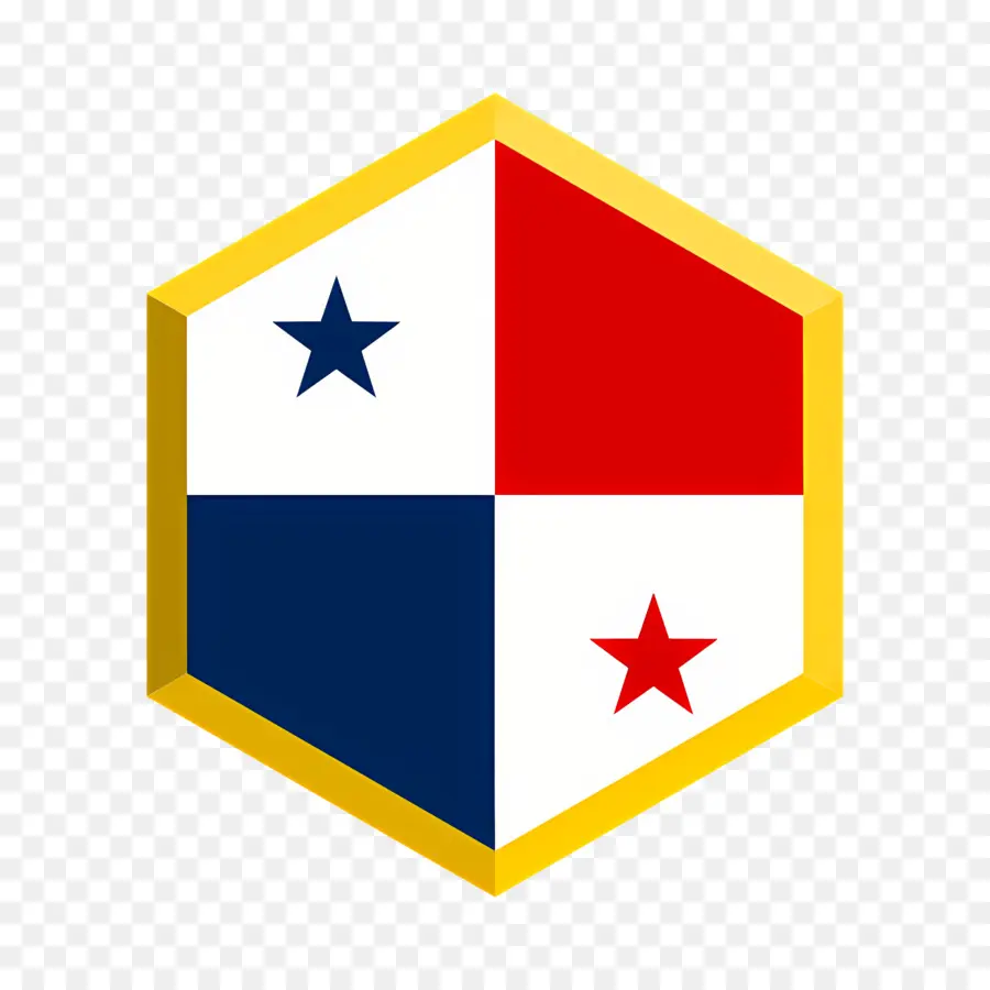 La Bandera De Panamá，De Panal De Abeja PNG