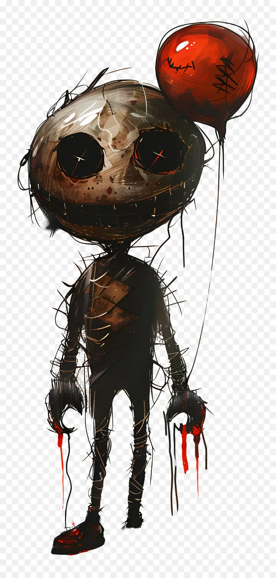 Pesadilla Balloon Boy，Halloween PNG