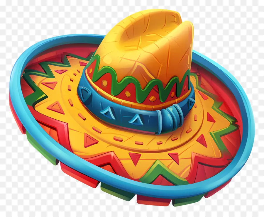 Cinco De Mayo，Sombrero Colorido PNG