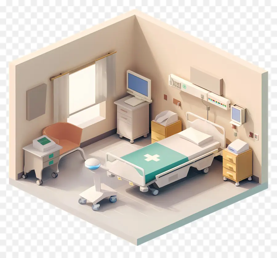 Habitación Del Hospital，Los Dispositivos Médicos PNG