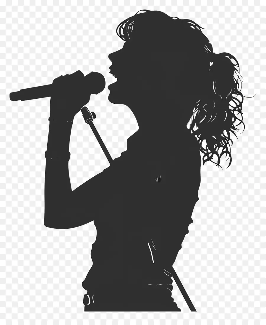 La Cantante，Micrófono PNG