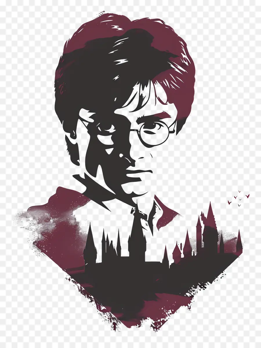 Silueta De Harry Potter，Harry Potter PNG