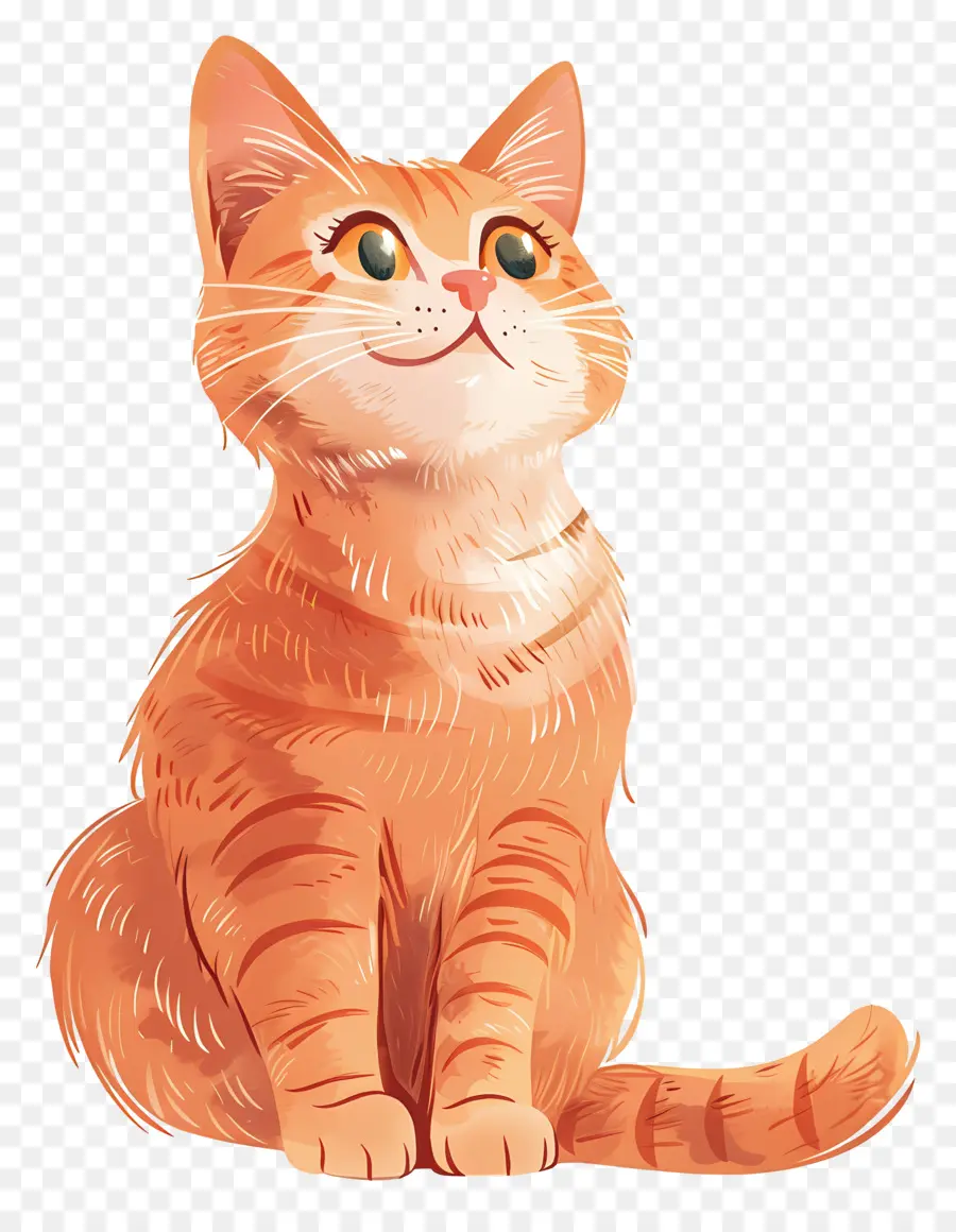 Ginger Cat，Gato De Color Naranja PNG