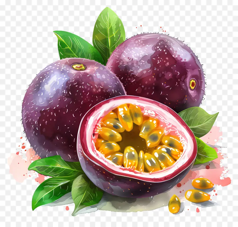 Fruta De La Pasión，Ripe PNG