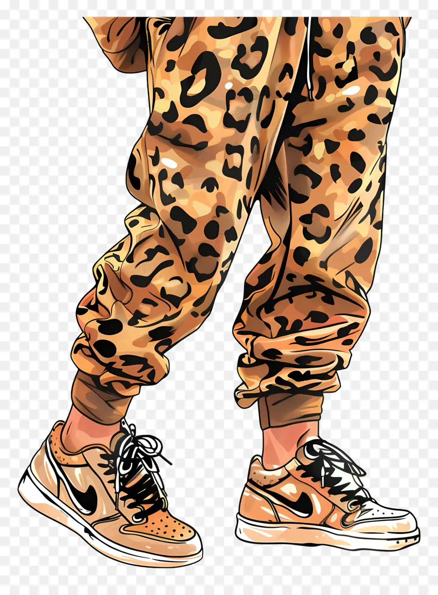 Pantalones De Leopardo，Leopardo De Impresión PNG