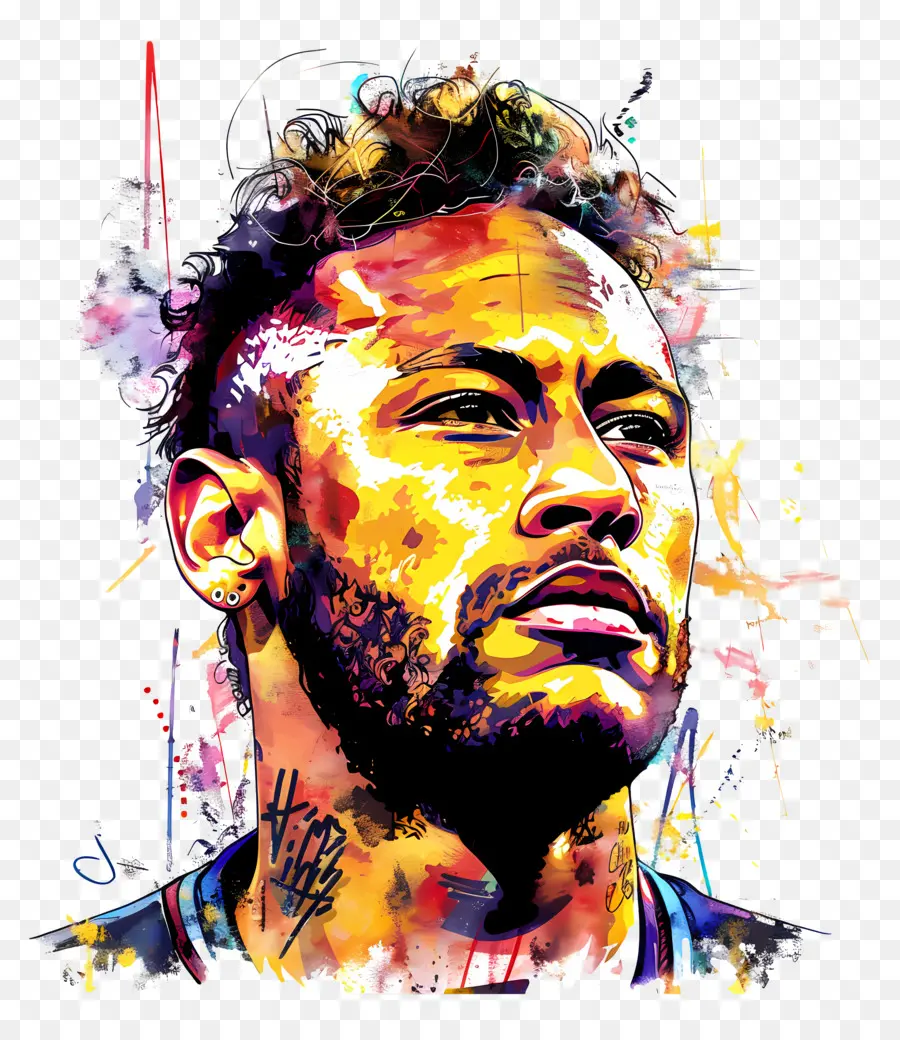 Neymar，El Pelo Largo PNG