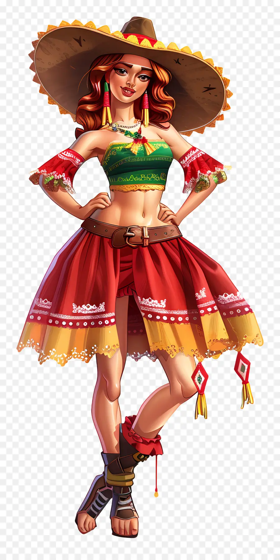 Cinco De Mayo，Atuendo Mexicano PNG