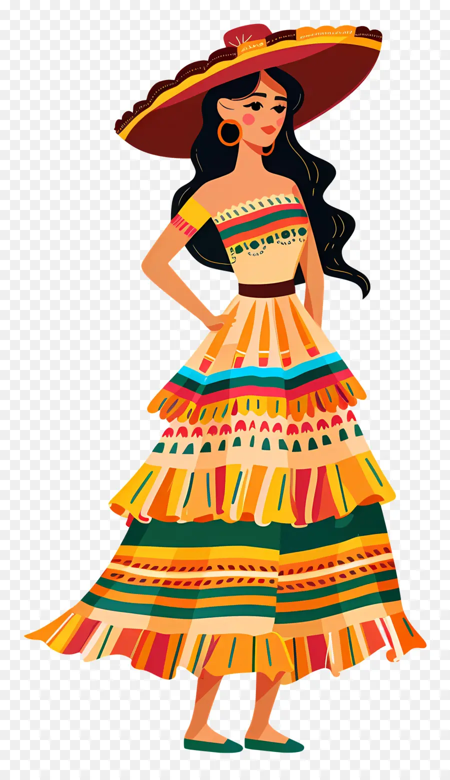 Cinco，Vestimenta Mexicana PNG