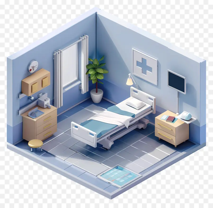 Habitación Del Enfermo，Habitación Del Hospital PNG