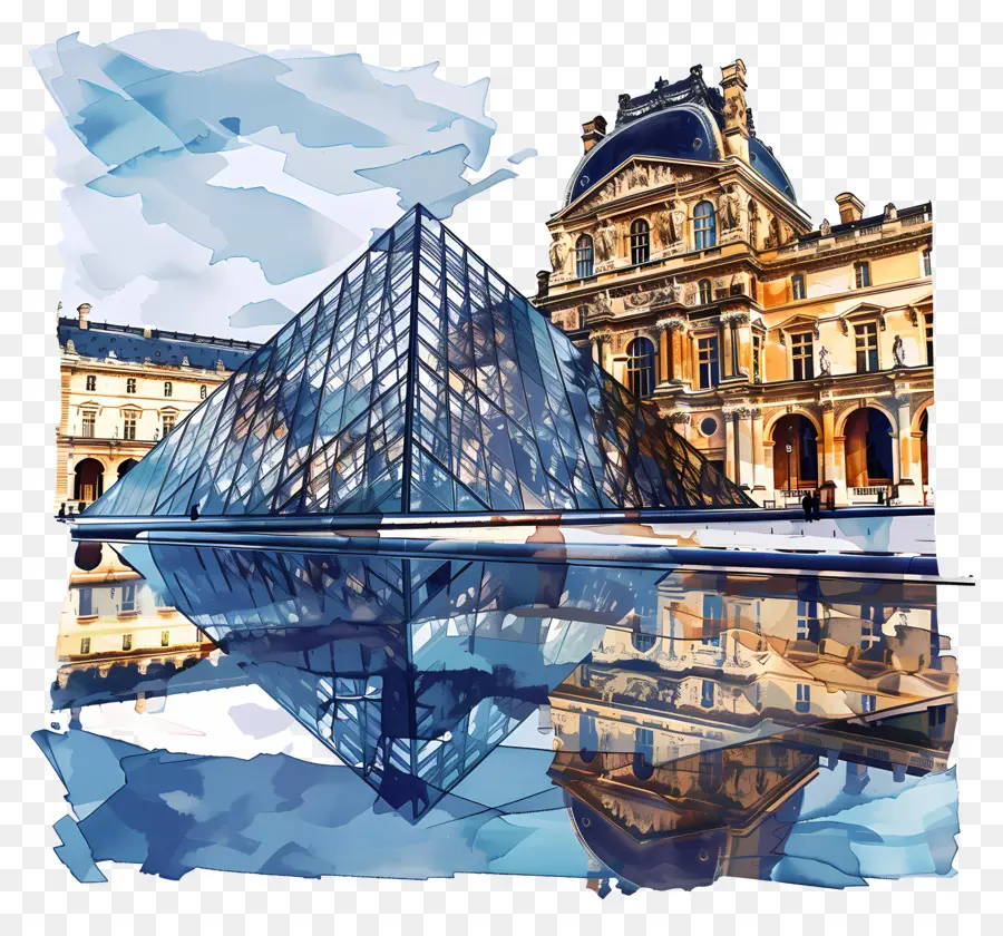Museo Del Louvre，El Diseño Arquitectónico PNG