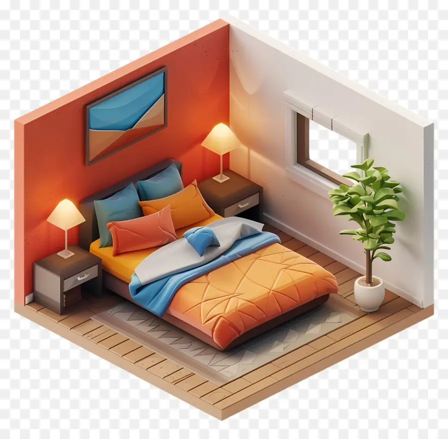 Dormitorio，Decoración Del Dormitorio PNG