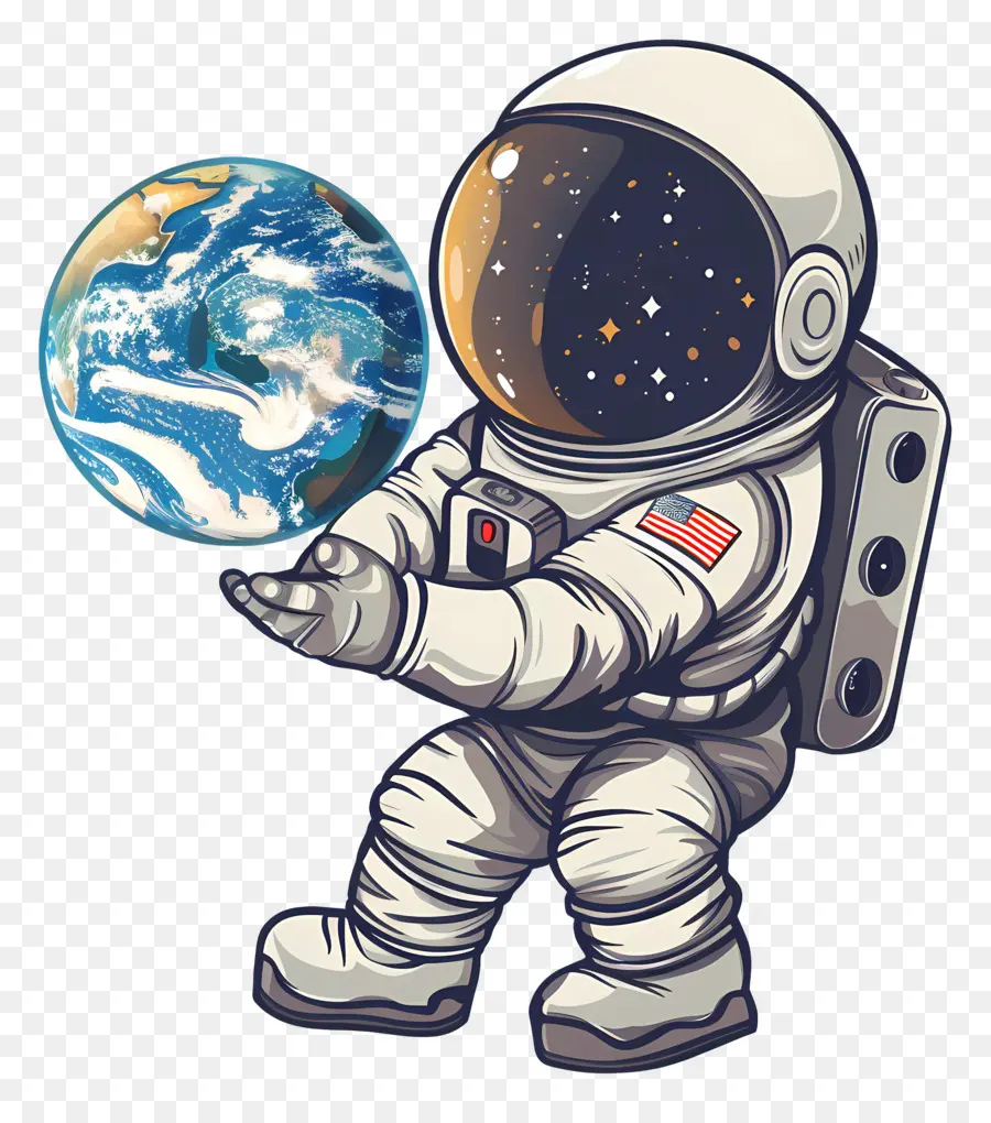 Día De Los Astronautas，Astronauta PNG