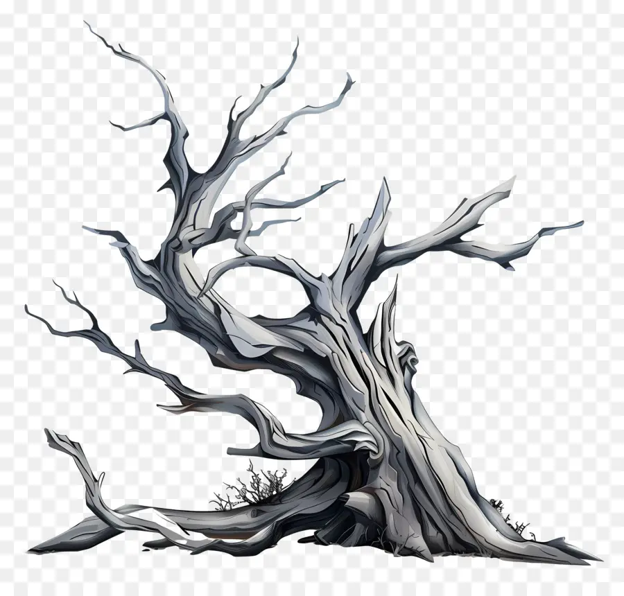 árbol Caído，árbol Muerto PNG
