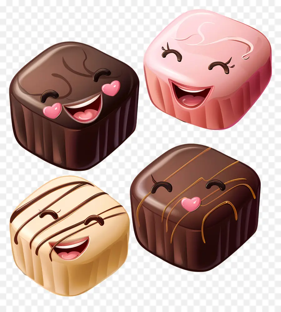 Postre De Dibujos Animados 3d，Chocolate PNG