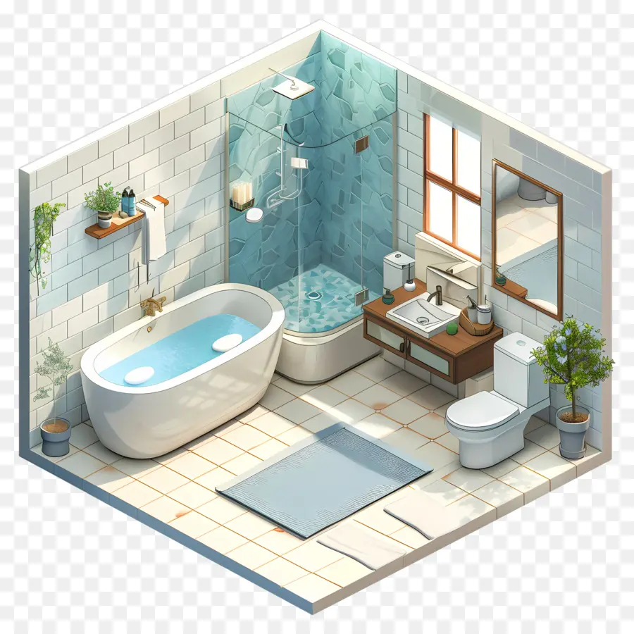 Cuarto De Baño，Diseño De Cuarto De Baño PNG