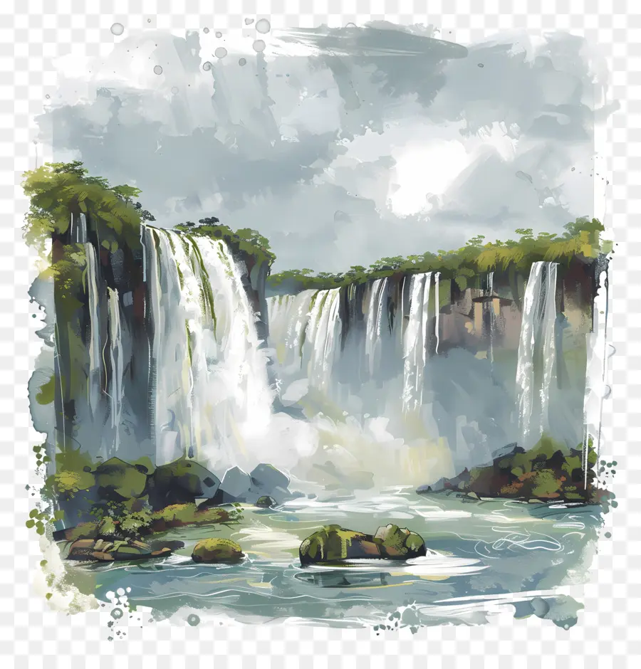 Las Cataratas Del Iguazú，Cascada PNG