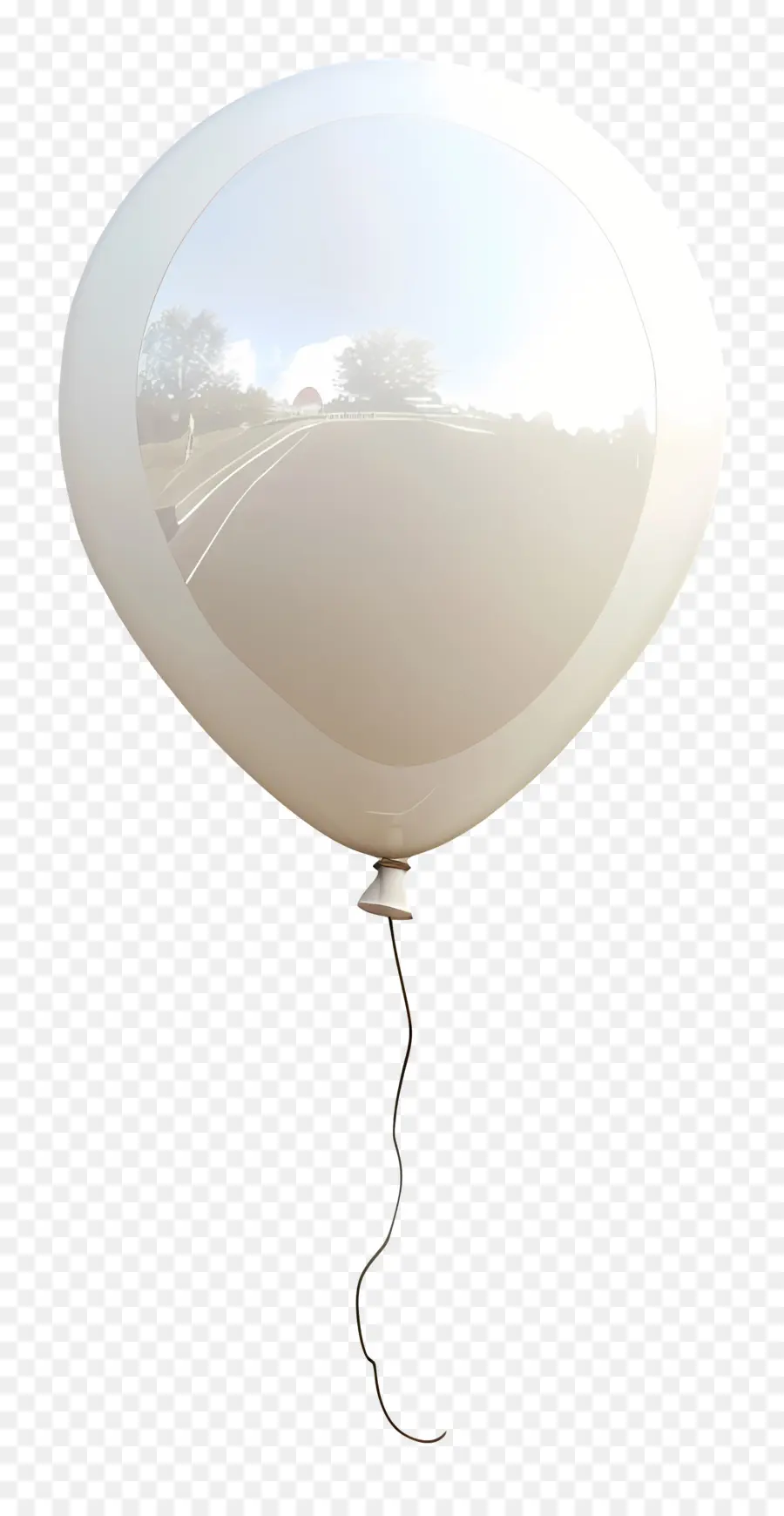 Globo Individual，Globo Blanco PNG