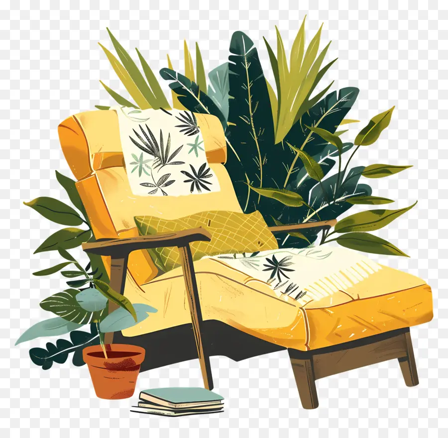 Sillón，Las Plantas PNG