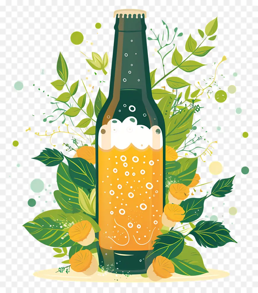 Día De La Cerveza Casera，Botella De Cerveza PNG