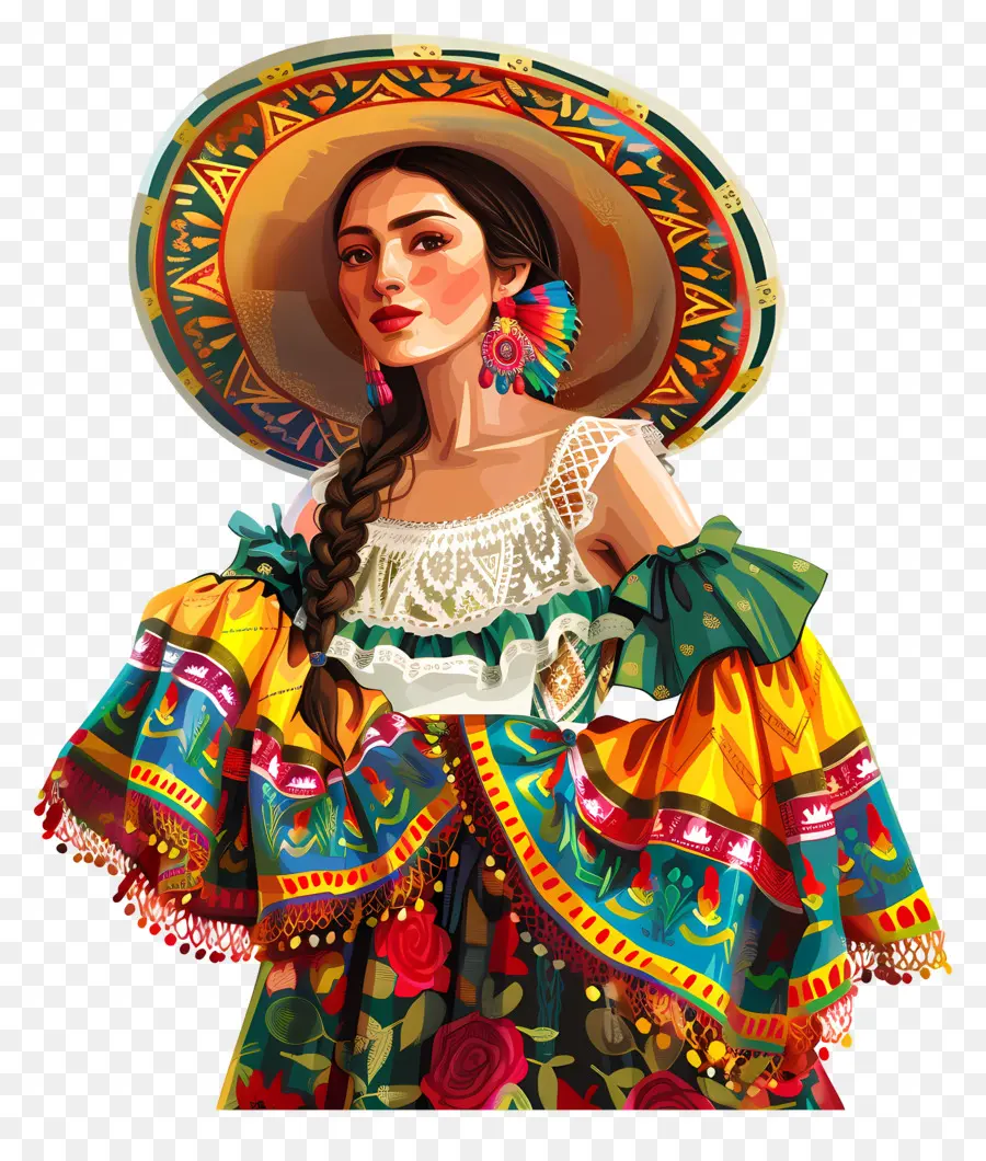 Descarga gratuita de Cinco, Vestimenta Mexicana, Sombrero Grande Imágen de Png