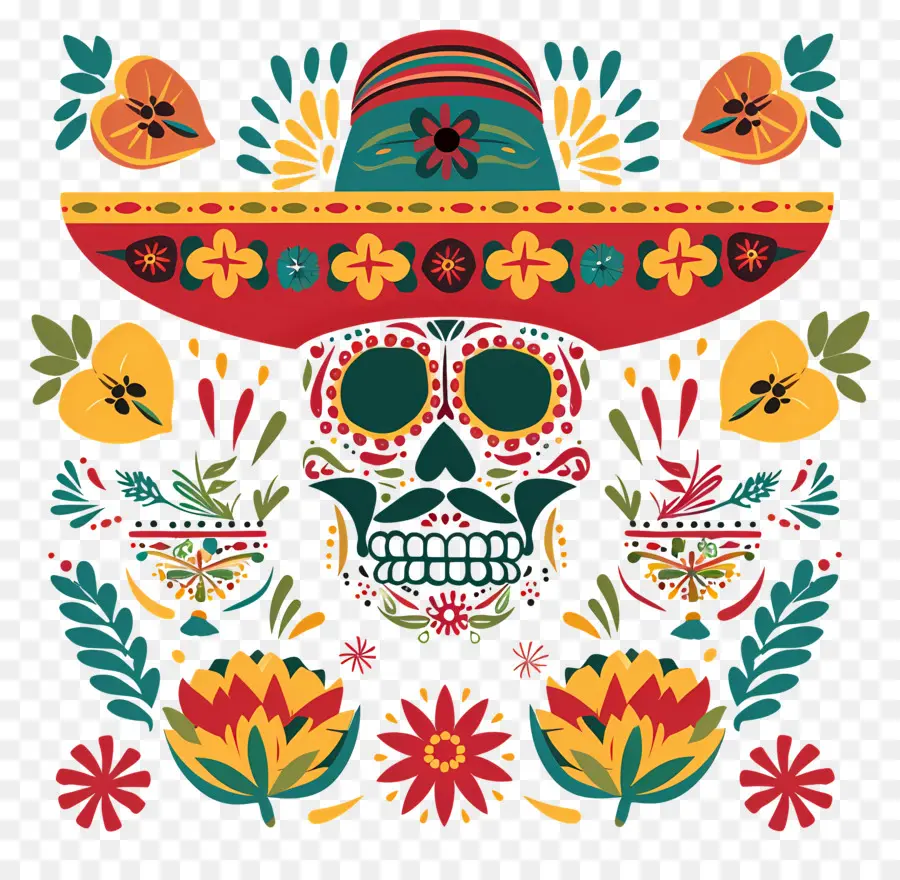 Cinco，Día De Los Muertos PNG