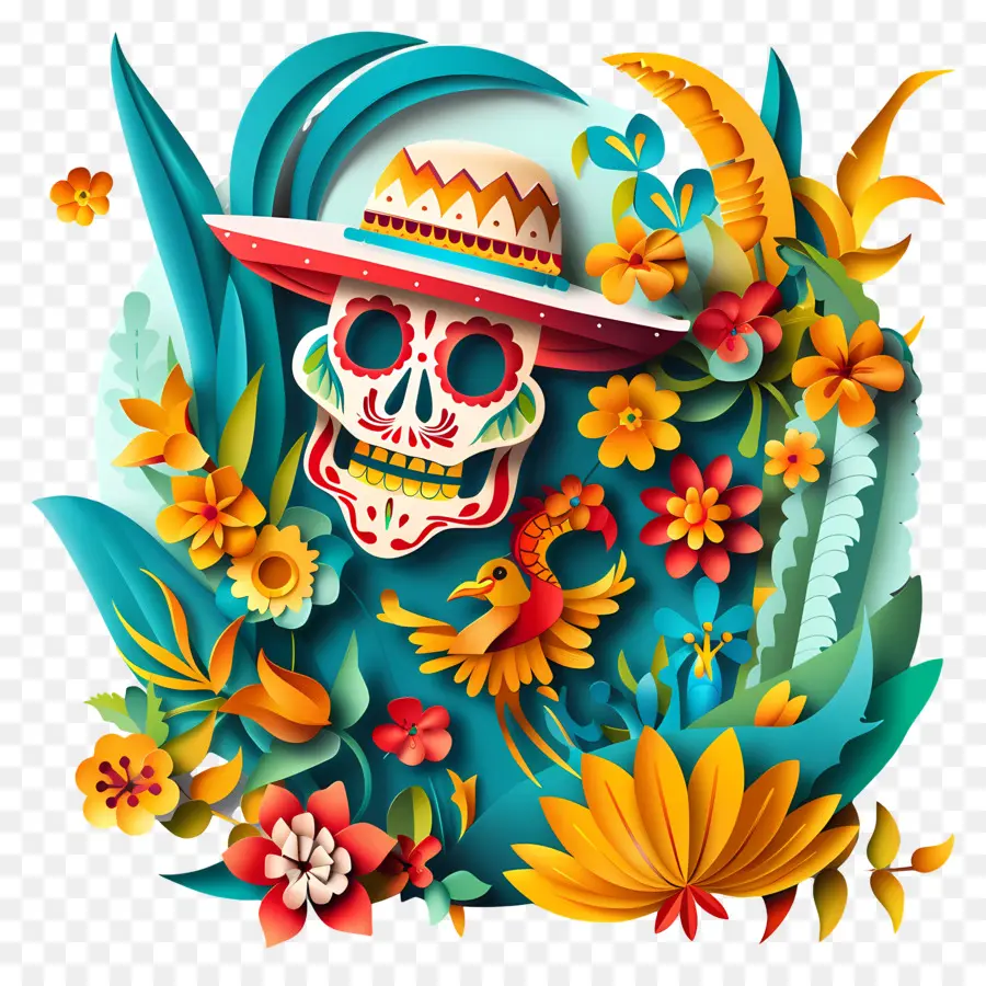 Cinco，Día De Los Muertos PNG