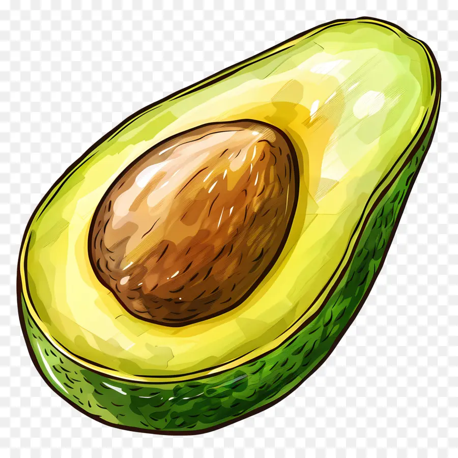 Avocado Fruit，Aguacate Maduro PNG