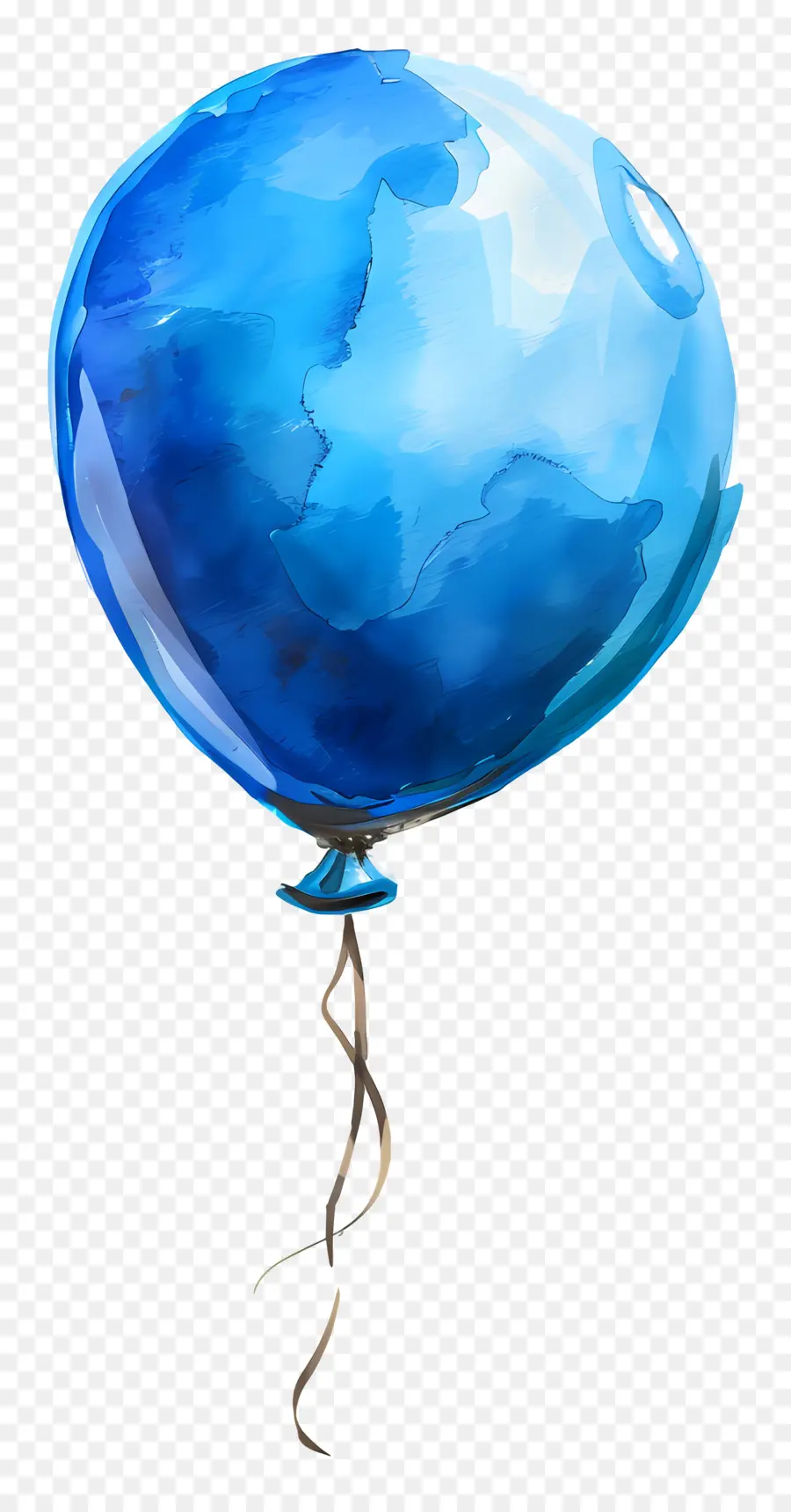 Globo Azul，Flotante PNG