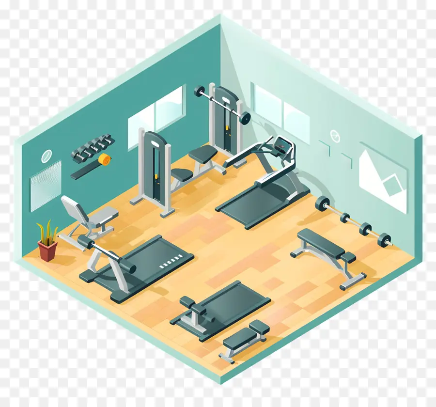 Sala De Gimnasio，Equipo De Gimnasio PNG