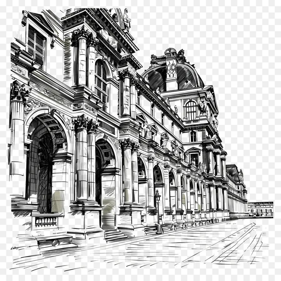 Museo Del Louvre，Edificio Histórico PNG