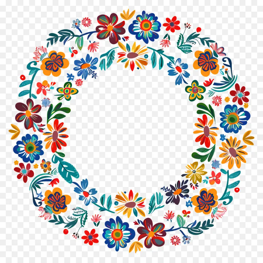 Cinco，Floral Corona PNG