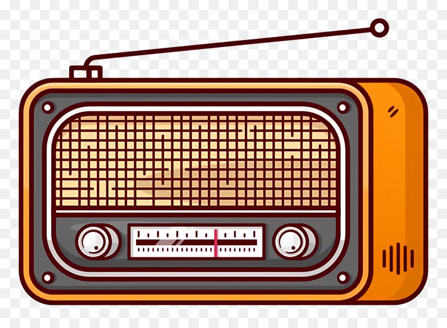 Vintage Radio，La Radio Analógica PNG